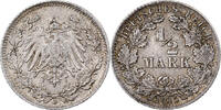 German Empire 1/2 Mark GERMANY - EMPIRE, Munich, Silver, KM:17 -