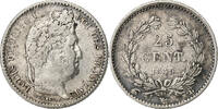 France 25 Centimes Louis-Philippe, Rouen, Silver, KM:755.2 -