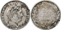 France 25 Centimes Louis-Philippe, Paris, Silver, KM:755.1 -