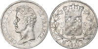 France 5 Francs Charles X, Bordeaux, Silver, KM:720.7 -