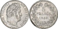 France 5 Francs Louis-Philippe, Lyon, Silver, KM:749.4 -