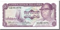 The Gambia 1 Dalasi Banknote, Undated, KM:4f -