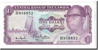 The Gambia 1 Dalasi Banknote, Undated, KM:4f -