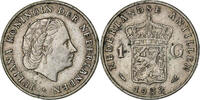 Netherlands Antilles Gulden Juliana, Utrecht, Silver, KM:2 -