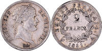 France 2 Francs Napoléon I, Paris, Silver, KM:693.1 -