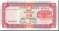 Macau 10 Patacas Banknote, Undated, KM:76a -