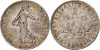 France 2 Francs Semeuse, Paris, Silver, Gadoury:532, KM:845.1 -