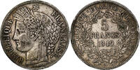 France 5 Francs Cérès, Paris, Silver, Gadoury:719, KM:761.1 -