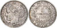 France 5 Francs Cérès, Paris, Silver, Gadoury:719, KM:761.1 -