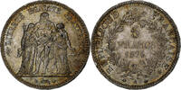 France 5 Francs Hercule, Paris, Silver, Gadoury:745a -