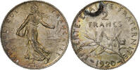 France 2 Francs Semeuse, Paris, Silver, Gadoury:532, KM:845.1 -