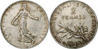 France 2 Francs Semeuse, Paris, Silver, Gadoury:532, KM:845.1 -