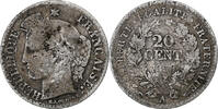 France 20 Centimes Cérès, Paris, Silver, Gadoury:303 -