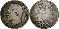 France 2 Francs Napoléon III, Lyon, Silver, Gadoury:523 -