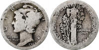 United States Dime Mercury Dime, Philadelphia, Silver, KM:140 -
