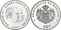 Monaco 10 Euro Rainier III, Rainier III et Albert Prince héréditaire -
