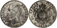 France 5 Francs Napoléon III, Paris, Silver, Gadoury:734 -