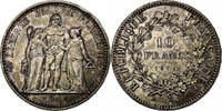 France 10 Francs Hercule, Paris, Silver, KM:932 -