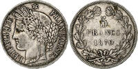 France 5 Francs Cérès, Paris, Silver, Gadoury:742, Le -