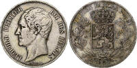 Belgium 5 Francs, 5 Frank Leopold I, Silver, KM:17 -