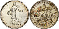France 5 Francs Semeuse, Paris, Silver, Gadoury:770, KM:926 -