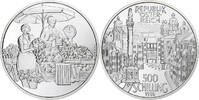 Austria 500 Schilling Vienna, Proof, Silver, KM:3039 -