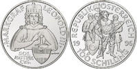 Austria 100 Schilling Vienna, Proof, Silver, KM:3036 -