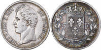 France 5 Francs Charles X, Lille, Silver, Gadoury:644 -