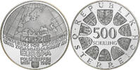 Austria 500 Schilling Vienna, Proof, Silver, KM:2979 -
