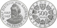 Austria 500 Schilling Vienna, Proof, Silver, KM:2982 -