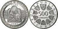 Austria 500 Schilling Vienna, Proof, Silver, KM:2951 -