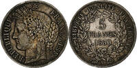 France 5 Francs Cérès, Paris, Silver, Gadoury:719, Le -