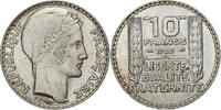 France 10 Francs Turin, Paris, Silver, Gadoury:801, KM:878 -