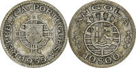 Angola 10 Escudos Silver, KM:73 -