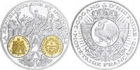 France Medaille Histoire Monétaire, 5 Francs Union et Force, Silver -
