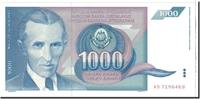Yugoslavia 1000 Dinara Banknote, Undated, KM:110 -
