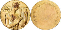 Belgium Medal Orphée, Belgische Artistieke Promotie van SABAM, Gilt Bronze -