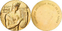 Belgium Medal Orphée, Promotion Artistique Belge de la SABAM, Gilt Bronze -