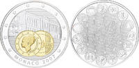 Monaco Medal 2 Euro Grace Kelly, Copper Plated Silver -