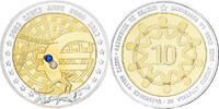 France Medal Europe, 10 Ans d'Union Monétaire, Bi-Metallic -