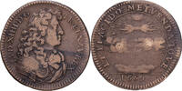 France betaalpenning Louis XIV, Le Roi Soleil, Copper -