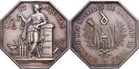 France betaalpenning Notaires de l'Arrondissement de Douai, Silver, Tribout -