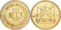 France Medaille Ecu Europa, Copper-Nickel Gilt, Jimenez -