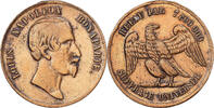 France Medaille Louis Napoléon Bonaparte Réélu au Suffrage Universel, Brass -