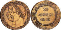 France Medaille Mariage de Napoléon III et Eugénie à Notre Dame -