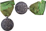 France Medaille Union des Fanfares de l'Oise, Good Quality, Silvered bronze, 36 -