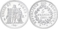 France Medal Reproduction, 5 Francs Union et Force, Silver -