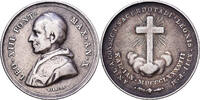 Vatican Medaille Le Pape Léon XIII, Silver, Blanchi -