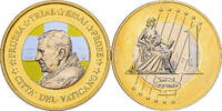 Vatican Medaille 1 E, Essai-Trial Benoit XVI, Bi-Metallic -