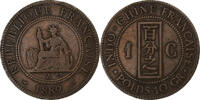 French Indo-China Cent FRENCH INDO-CHINA, Paris, Bronze, Lecompte:41, KM:1 -
